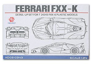 Hobby Design 02-0343 Ferrari FXX-K Detail-UP Set For T 24343