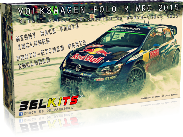 Belkits BEL010 Volkswagen Polo R WRC 2015 (Jari-Matti Latvala / Sébastien Ogier Winner Rallye Automobile de Monte-Carlo 2015)