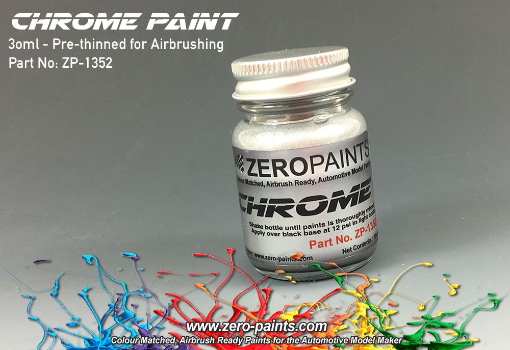 ZERO Paint ZP-M1000 (ZP-1352) Chrome Paint 30ml ZERO Paint ZP-M1000 (ZP-1352) Chrome Paint 30ml