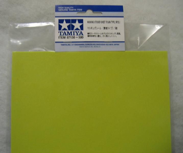 Tamiya 87130 Masking sheet Plan type