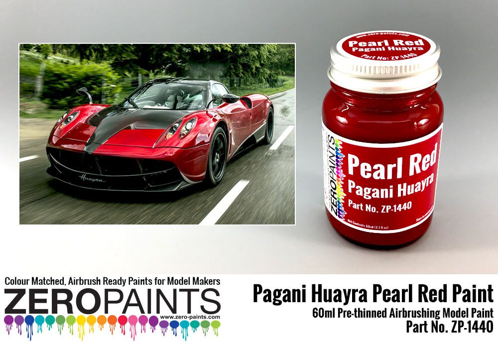 ZERO Paint ZP-1440 Pagani Huayra Pearl Red Paint 60ml ZERO Paint ZP-1440 Pagani Huayra Pearl Red Paint 60ml