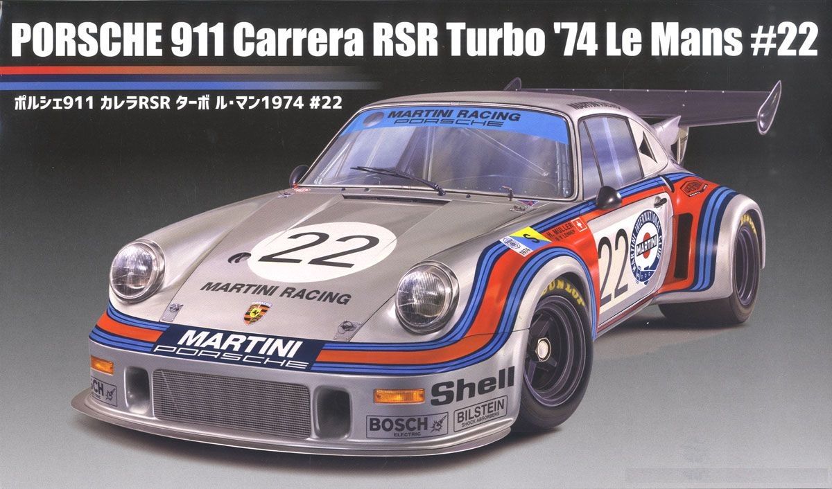 Fujimi 12648 Porsche 911 Carrera RSR Turbo Le Mans 1974 #22