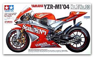 Tamiya 14100 Yamaha YZR-M1 2004 No.7/no.33