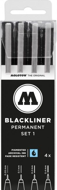Molotow 200486 Blackliner Set 1
