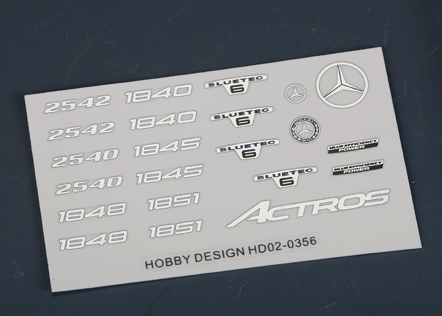 Hobby Design 02-0356 Mercedes Benz Actros MP4 Detail-UP Set For Italeri 3905