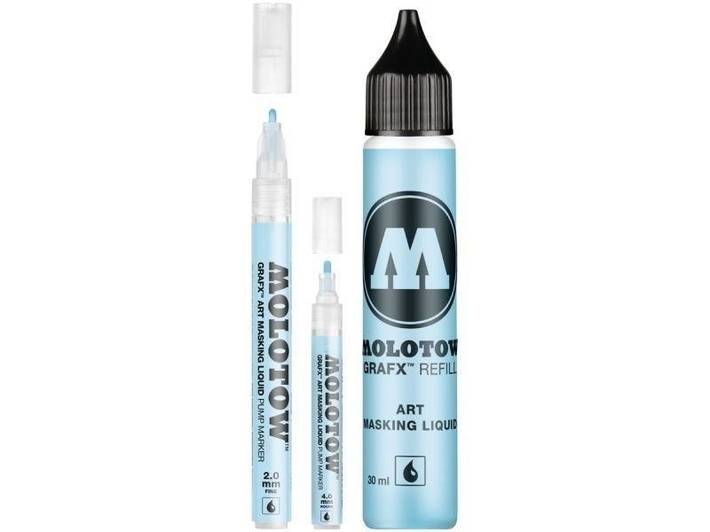 Molotow 728002 Grafx Art Masking Liquid Pump Marker 4mm