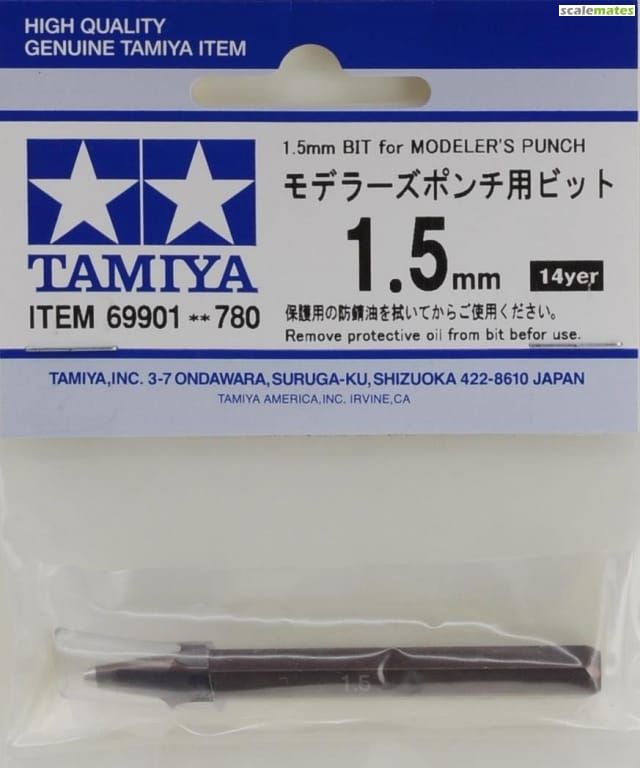 Tamiya 69901 1.5mm Bit for Modeler's Punch