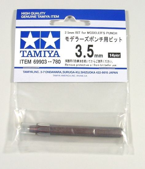 Tamiya 69903 3.5mm Bit for Modeler's Punch