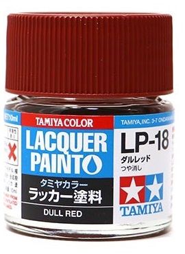 Tamiya 82118 LP-18 Dull Red - Flat