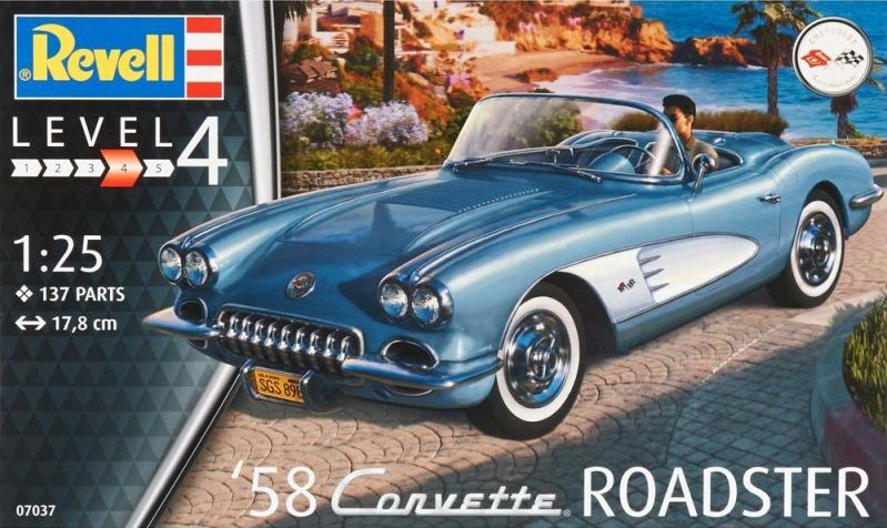 Revell 07037 Corvette Roadster 1958