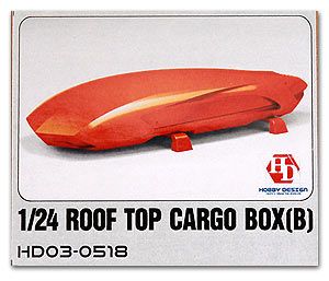 Hobby Design HD03-0518 Rooftop Cargo Box B (Resin+Decals)