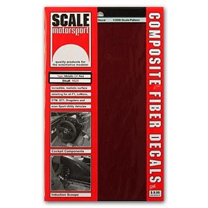 Scale Motorsport 1625 Metallic Red Carbon Fiber Scale Motorsport 1625 Metallic Red Carbon Fiber