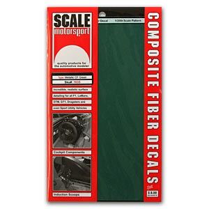 Scale Motorsport 1635 Metallic Green Carbon Fiber Scale Motorsport 1635 Metallic Green Carbon Fiber