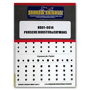 Hobby Design HD01-0014 Porsche Boxster & Caymans Emblem Stickers