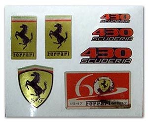 Crazy Modeler EK0017 Ferrari Emblems (A)