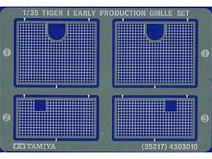 Tamiya 35217 Tiger I Early Production Photo-Etched Grille Set