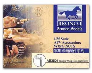 Bronco Models AB3501 German Single Wing Nuts (54 pieces)