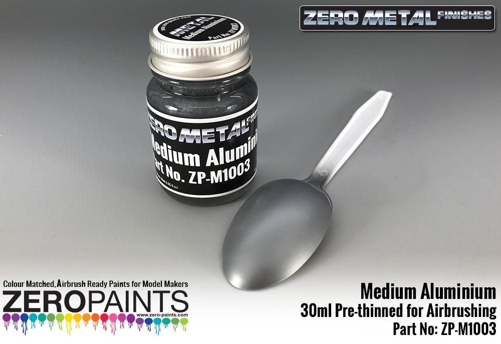 ZERO Paint ZP-M1003 Medium Aluminium Paint - 30ml ZERO Paint ZP-M1003 Medium Aluminium Paint - 30ml