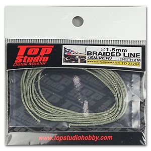 Top Studio TD23204 1.5mm braided line(silver)