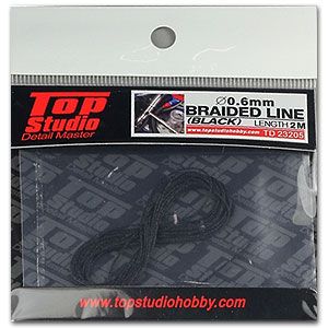 Top Studio TD23205 0.6mm braided line(black)