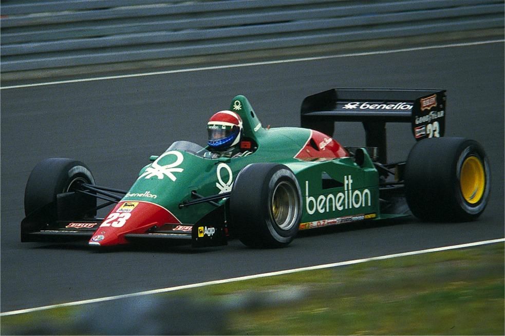 ZERO Paint ZP-1263 Benetton Team Alfa Romeo 185T Green ZERO Paint ZP-1263 Benetton Team Alfa Romeo 185T Green