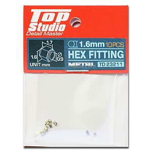 Top Studio TD23211 1.6mm Hex Fitting