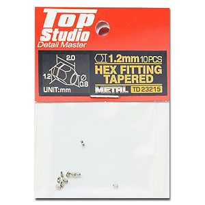 Top Studio TD23215 1.2mm Hex Fitting Tapered
