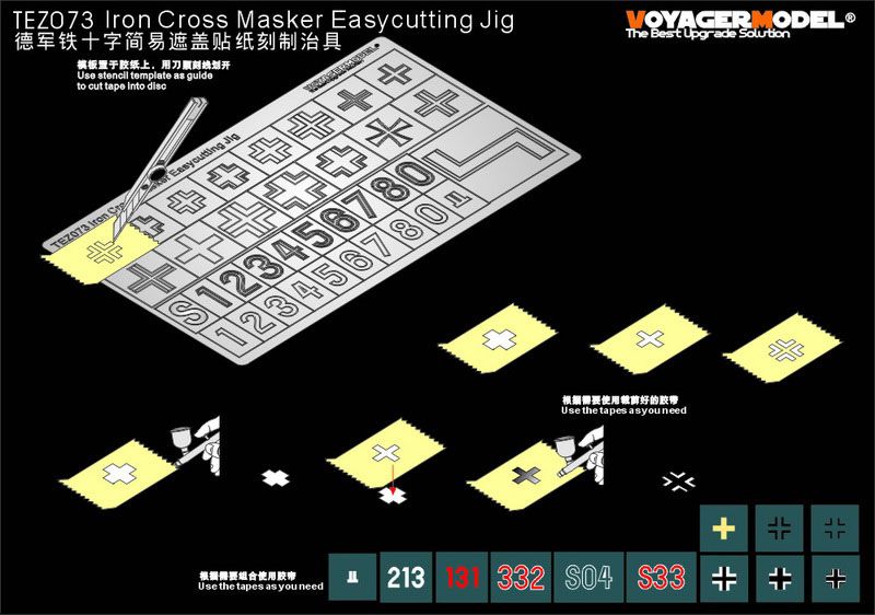 Voyager Model TEZ073 Iron Cross Masker Easycutting Jig