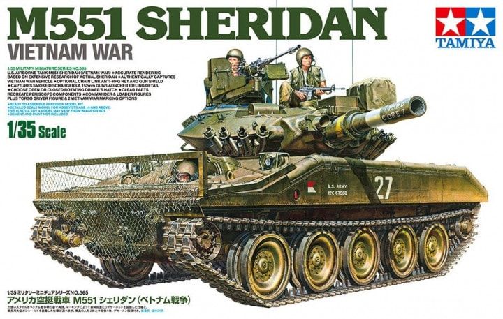 Tamiya 35365 M551 Sheridan Vietnam war