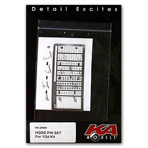 KA-Models KA-24004S Hood Pin Etched part SET2 KA-Models KA-24004S Hood Pin Etched part SET2