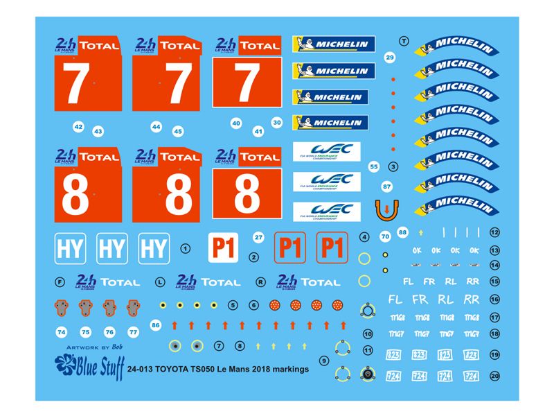 Blue Stuff 24-013 TOYOTA TS050 Le Mans 24H 2018 additives