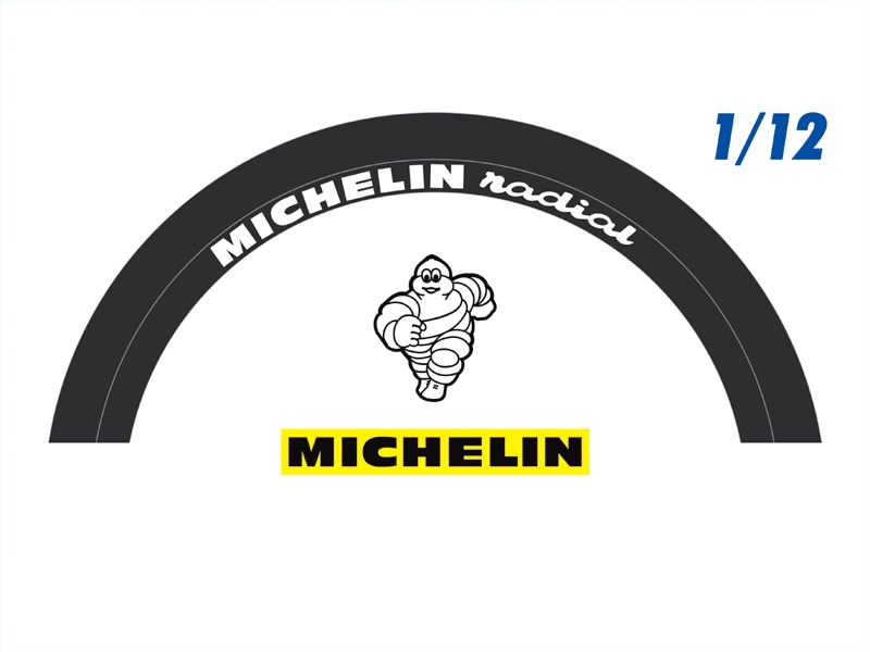 Blue Stuff 12-002 MICHELIN 80's Tire markings