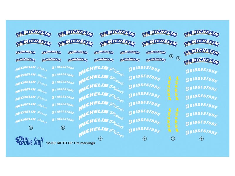 Blue Stuff 12-008 MOTO GP Tire markings