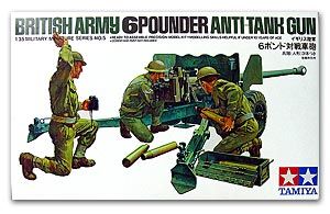 Tamiya 35005 Bristish 6 Pound Ani Tank Gun