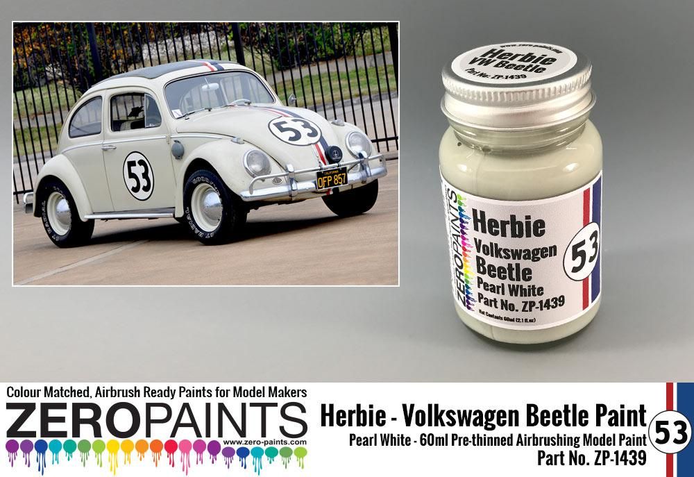 ZERO Paint ZP-1439 Herbie #53 Volkswagen Beetle Paint ZERO Paint ZP-1439 Herbie #53 Volkswagen Beetle Paint