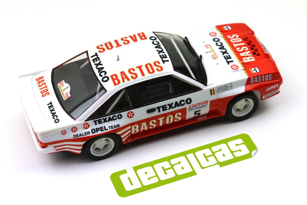 Decalcas DCL-DEC012 Opel Manta 400 Group B - Bastos Texaco Rally Team