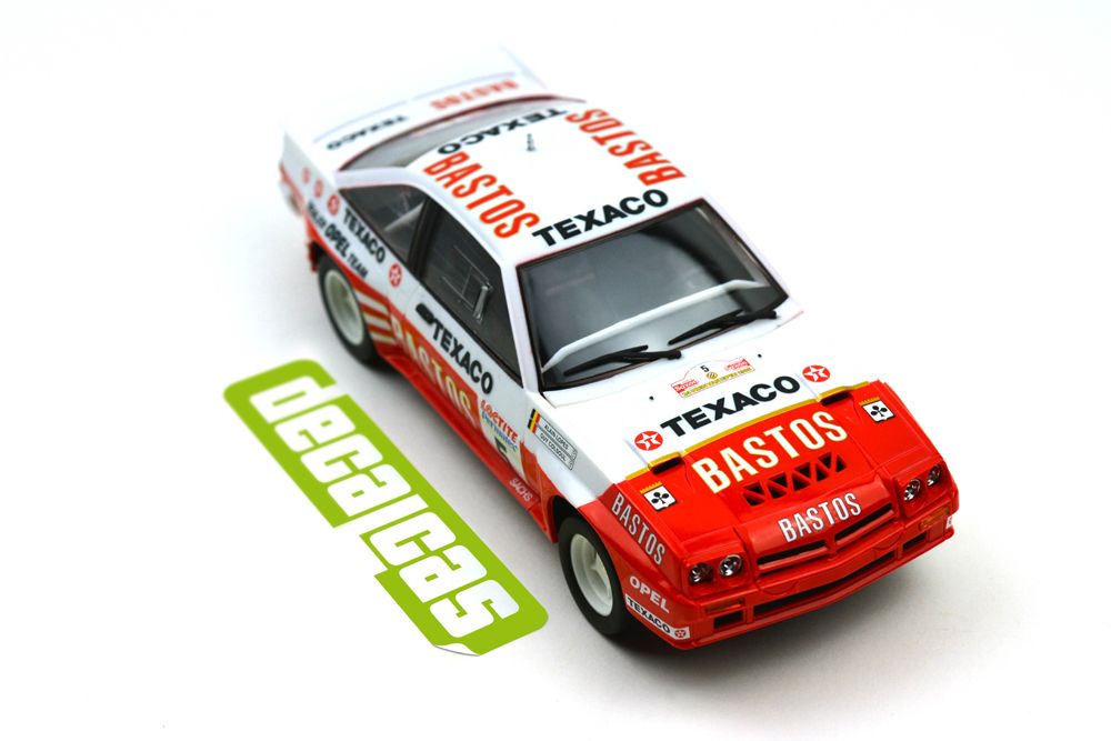 Decalcas DCL-DEC012 Opel Manta 400 Group B - Bastos Texaco Rally Team