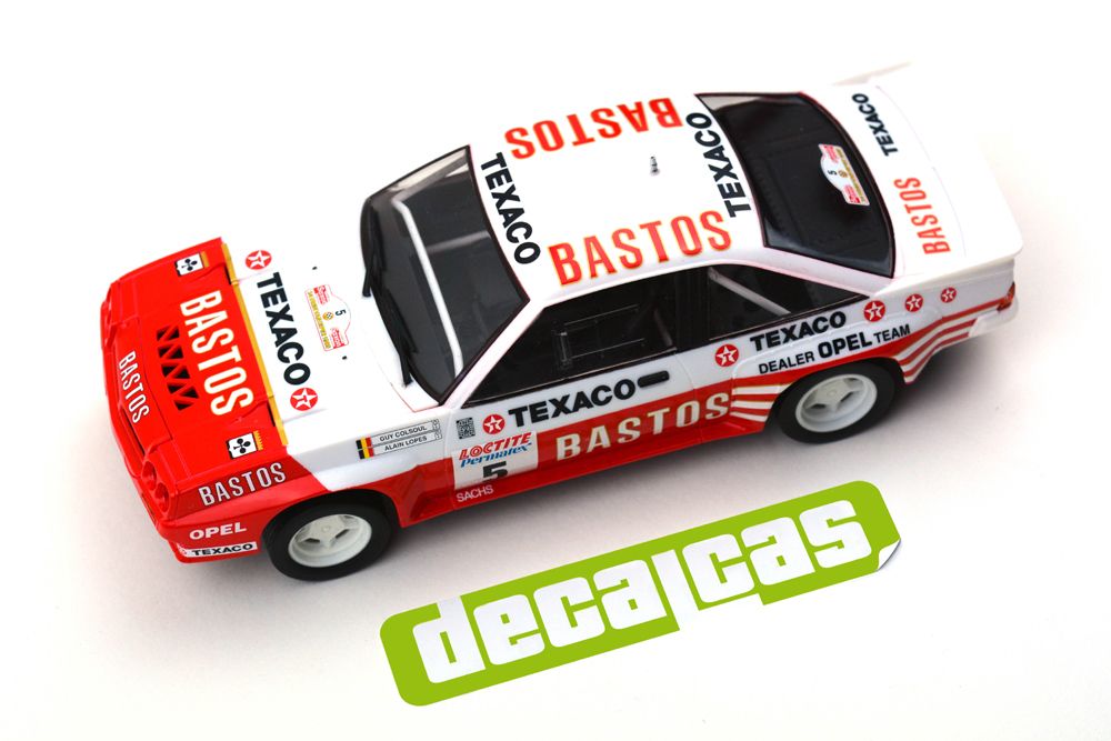 Decalcas DCL-DEC012 Opel Manta 400 Group B - Bastos Texaco Rally Team