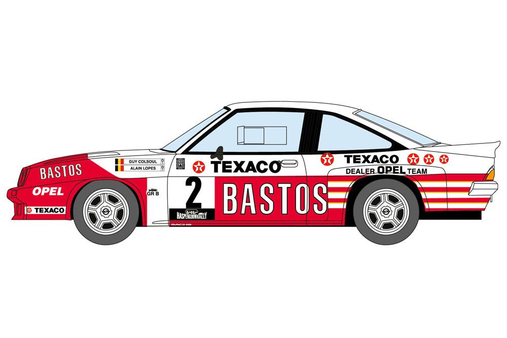 Decalcas DCL-DEC012 Opel Manta 400 Group B - Bastos Texaco Rally Team