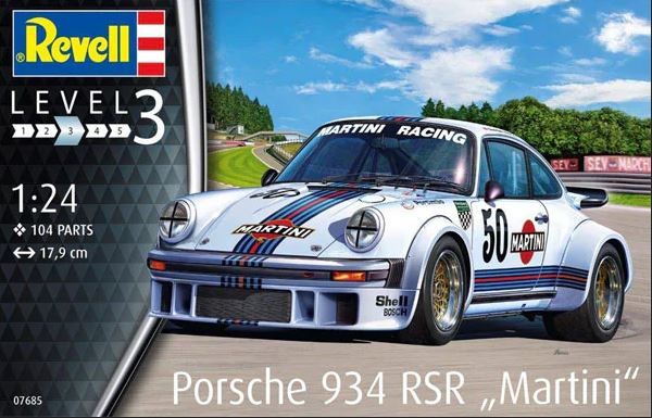 Revell 07685 Porsche 934 RSR Martini