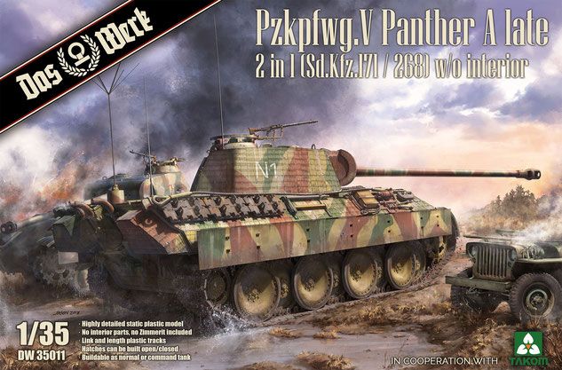 Das Werk DW35011 Pzkpfwg. V Panther Ausf.A Late