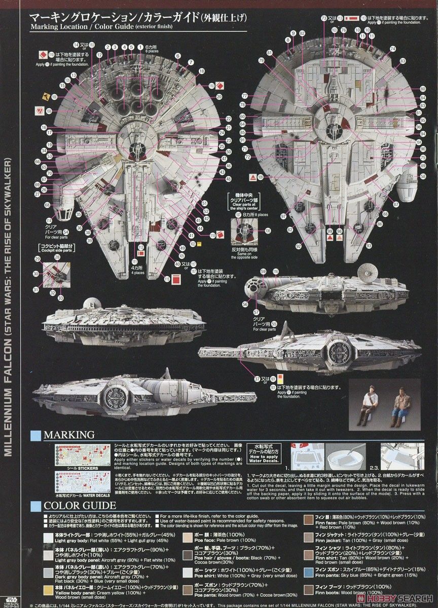 Bandai 5058195 Millennium Falcon (The Rise of Skywalker) Bandai 5058195 Millennium Falcon (The Rise of Skywalker)
