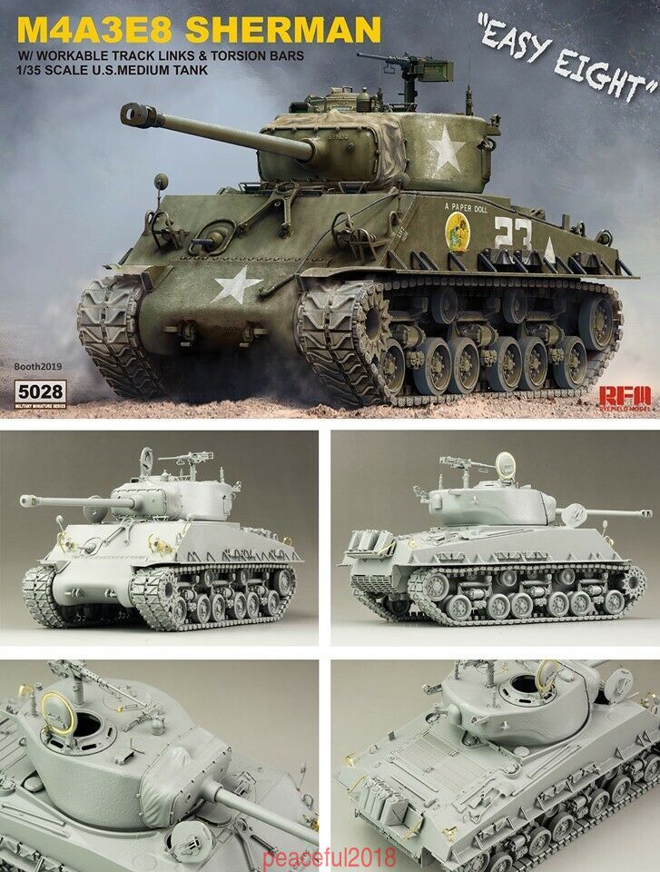 Rye Feild Model 5028 M4A3E8 Sherman Easy Eight