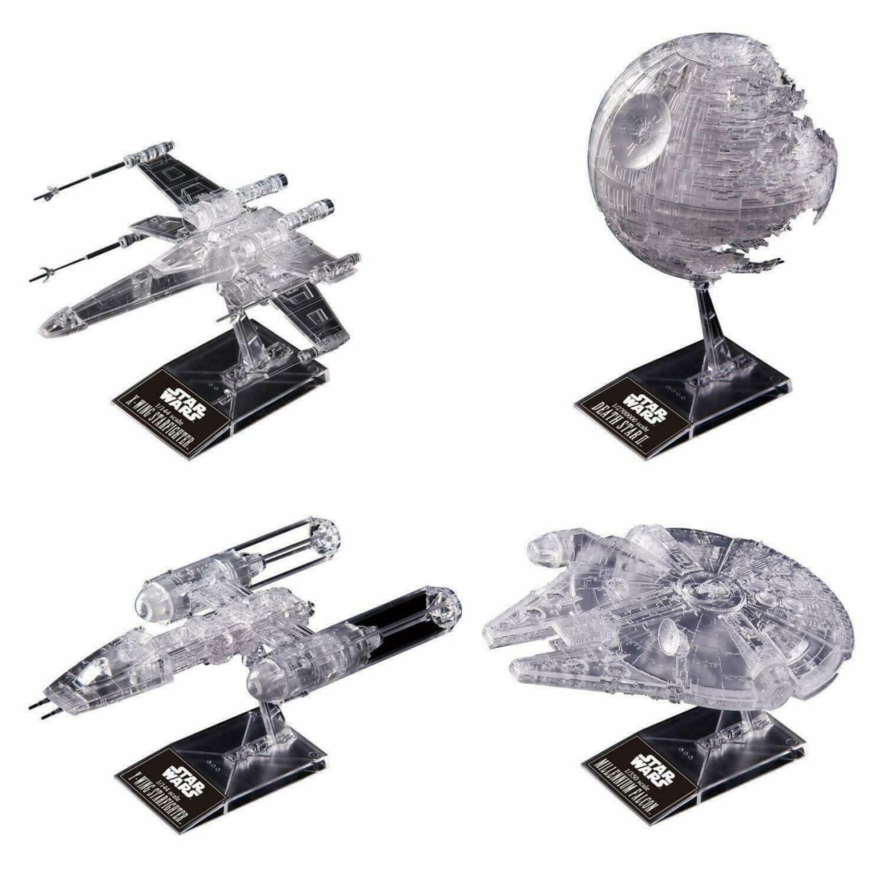 Bandai 5058212 Return of the Jedi Clear Vehicle Set Bandai 5058212 Return of the Jedi Clear Vehicle Set