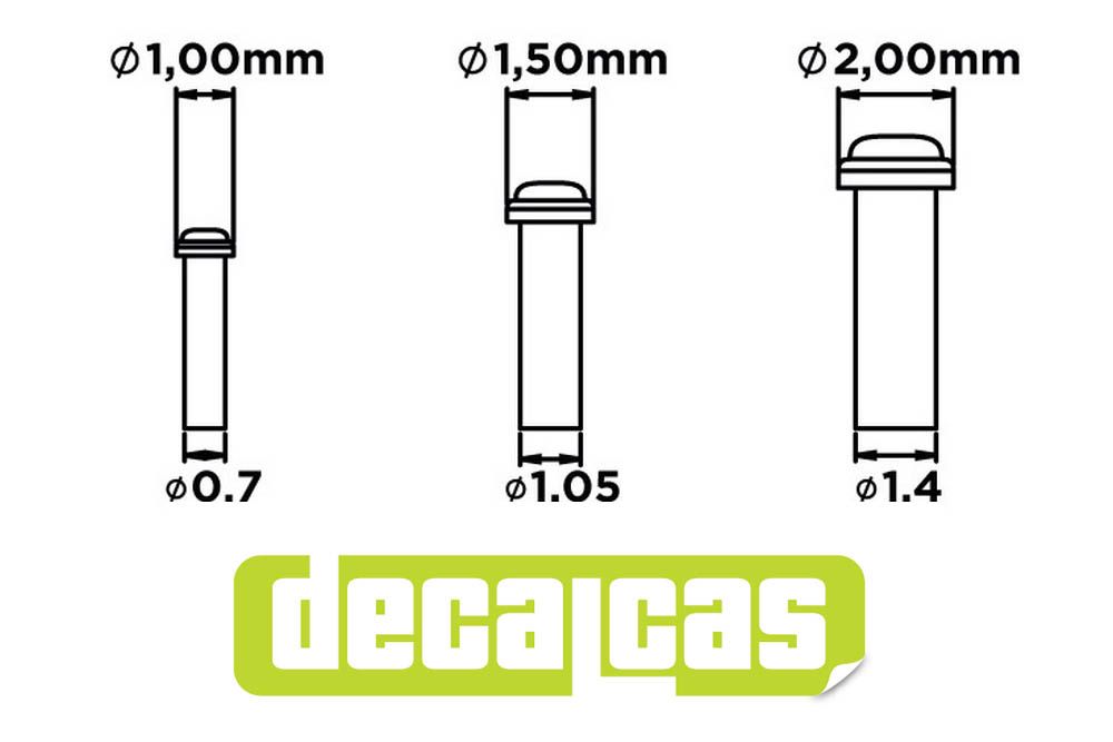 Decalcas PAR010 Round warning indicator