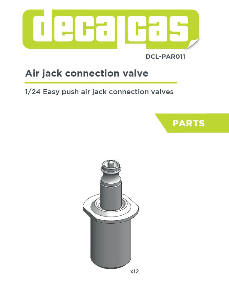 Decalcas PAR011 Air jack connection valve
