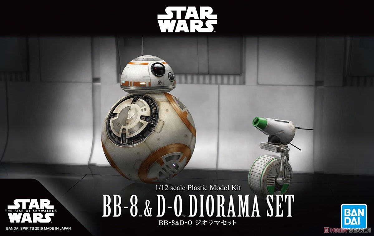 Bandai 5058226 BB-8&D-O Diorama Set (Star WarsThe Rise of Skywalker)