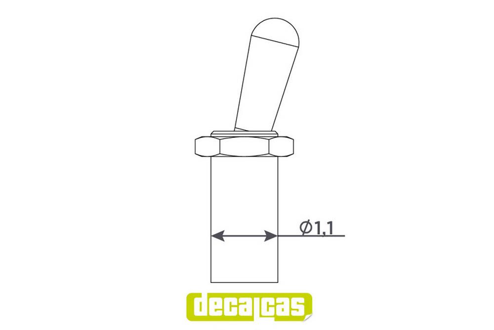 Decalcas PAR023 Toggle switches 1/12