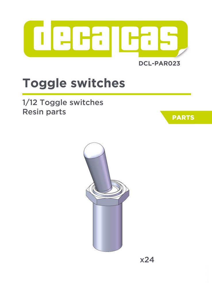 Decalcas PAR023 Toggle switches 1/12