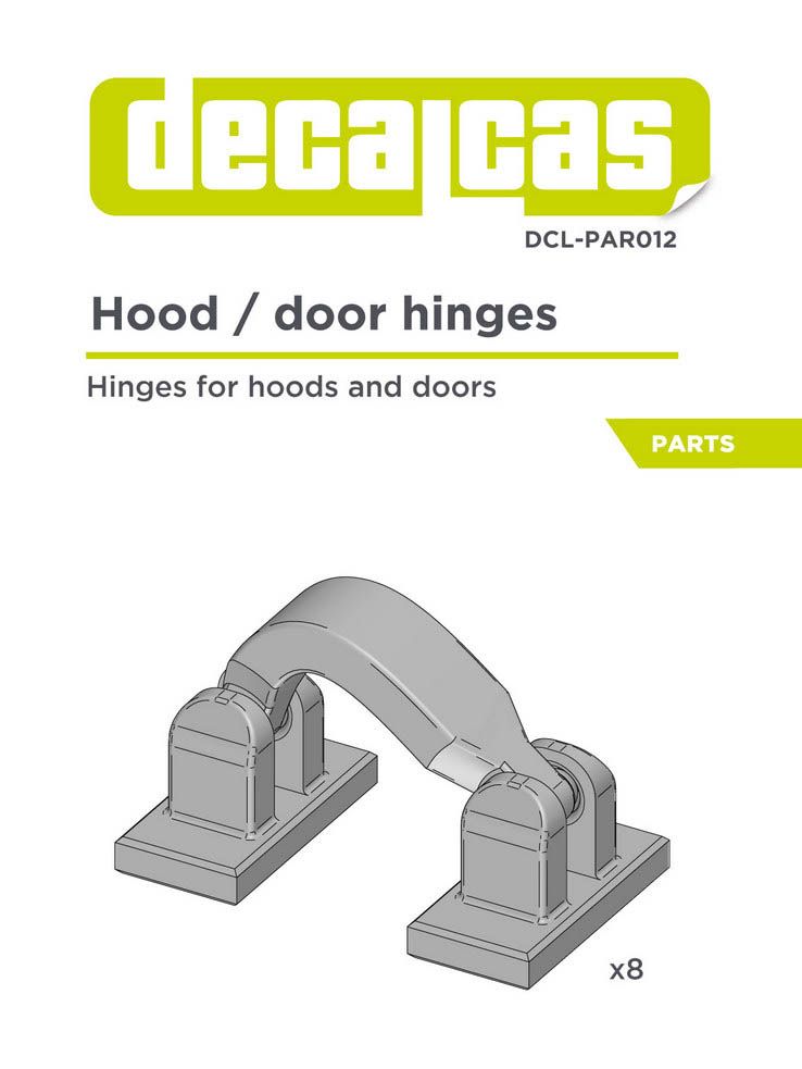 Decalcas PAR012 Hood / door hinges